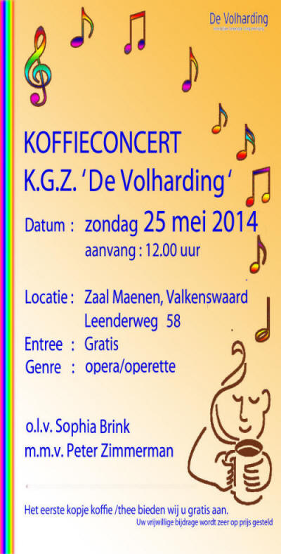Flyer Koffieconcert 20140525